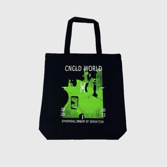 “Digital Desolation" 
 Desolation Poem Tote Bag - Picture 1 of 3